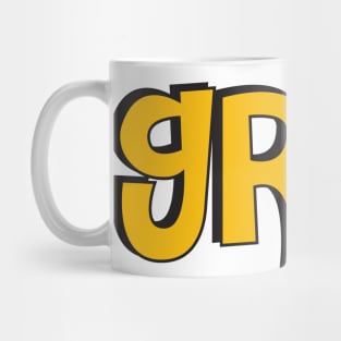 Film Crew On Set - Grip - Gold Text - Front Mug